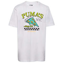 Boys' Grade School - PUMA Always Hot SD Graphic T-Shirt - White/Green