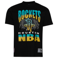 Men's - Pro Standard Houston Rockets Electric Blue S/S Flex T-Shirt - Black/Carolina