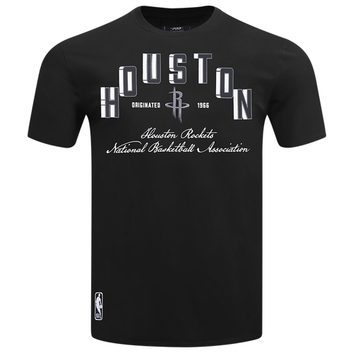  - Pro Standard Houston Rockets Black Cat S/S Flex T-Shirt - Black