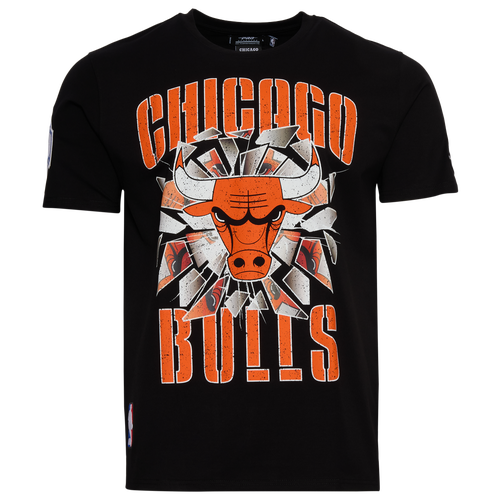 MENS - Pro Standard Bulls Shattered Backboard T-Shirt - Black/Orange