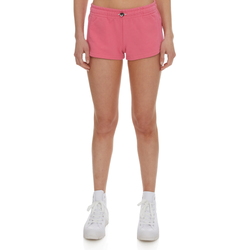 Women's - Kappa Authentic French Terry Shorts - Pink/White