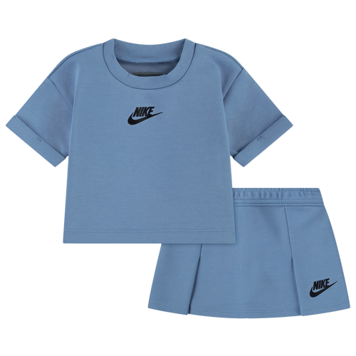 Nike Tech Fleece Skirt Set - Nike Black/Blue