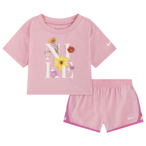 GIRLS - Nike Ig Spring Floral Tempo Set - Pink/White