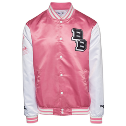 Men's - Chalk Line Bianca Belair Satin Varsity Jacket - Pink/Pink