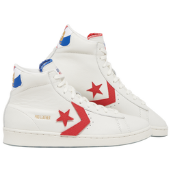 Men's - Converse Pro Leather High Top - Vintage White/University Red
