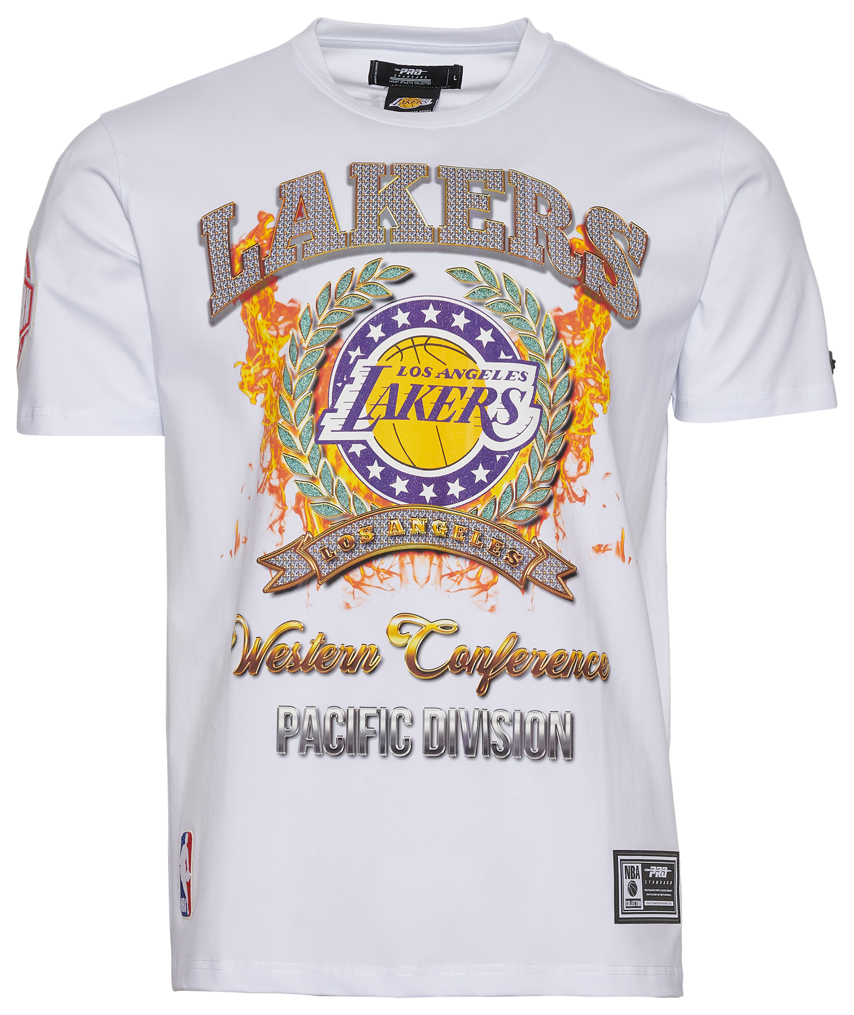 Pro Standard Lakers Cement SJ T-Shirt | Foot Locker