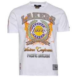 Men's - Pro Standard Lakers Cement SJ T-Shirt - White/Multi
