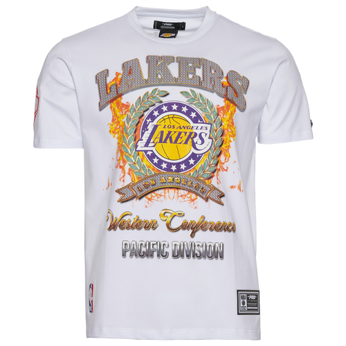 MENS - Pro Standard Lakers Cement SJ T-Shirt - White/Multi