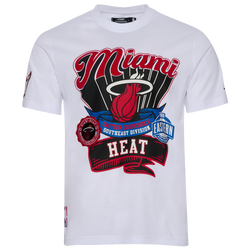 Men's - Pro Standard Miami Heat S/S Flex T-Shirt - Fc White/Fire Red