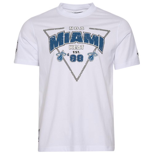 Pro Standard Mens  Miami Heat S/s Flex T-shirt In White