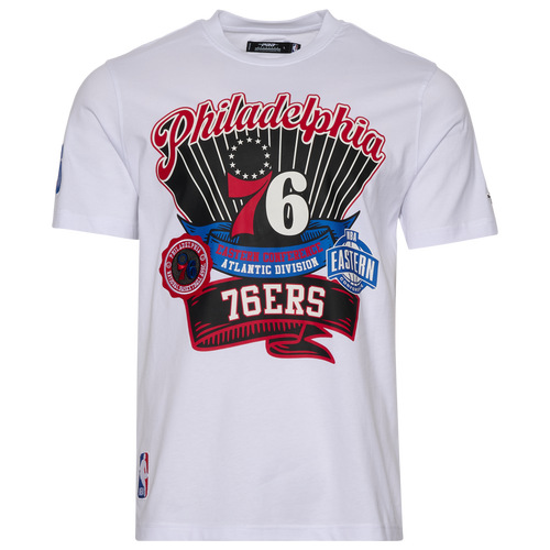 MENS - Pro Standard Philadelphia 76ers S/S Flex T-Shirt - Fire Red/Fc White