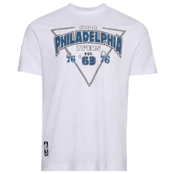 Men's - Pro Standard Philadelphia 76ers S/S Flex T-Shirt - Fc White/Blues