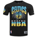 Pro Standard Boston Celtics Electric Blue S/S Flex T-Shirt - Pro Standard Black/Carolina