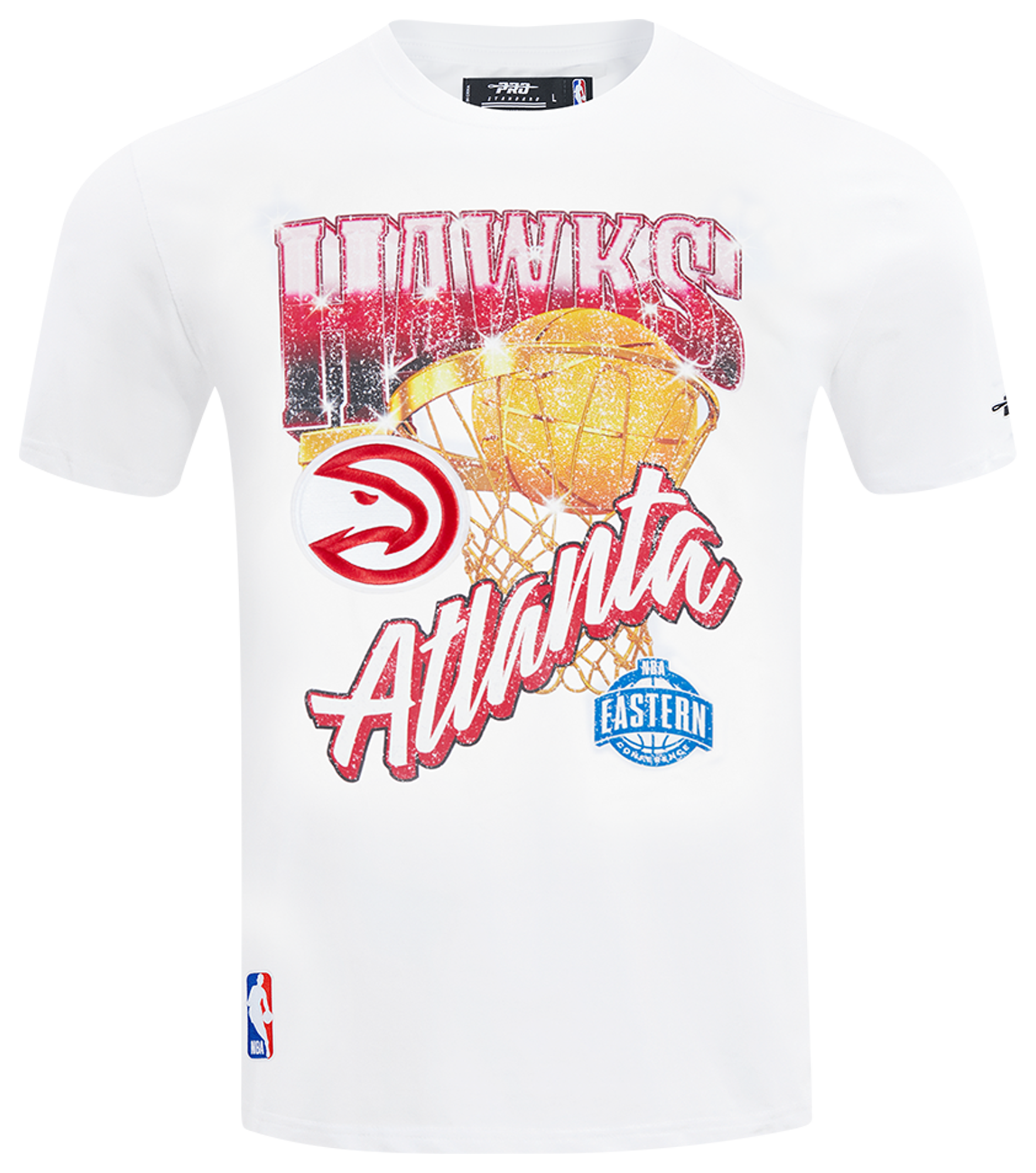 Pro Standard Hawks Gold Hoops Short Sleeve Flex T-Shirt - Men's