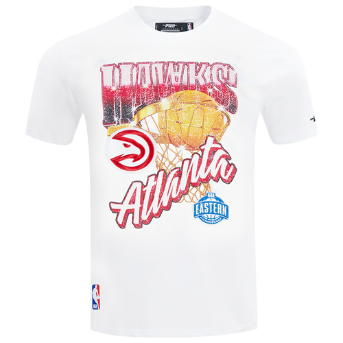  - Pro Standard Hawks Gold Hoops Short Sleeve Flex T-Shirt - White/Multi