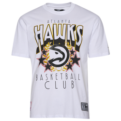 Men's - Pro Standard Atlanta Hawks Empire Pro Drop Shoulder T-Shirt - White/Multi