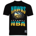 Pro Standard Atlanta Hawks Electric Blue S/S Flex T-Shirt - Pro Standard Black/Carolina