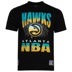 Men's - Pro Standard Atlanta Hawks Electric Blue S/S Flex T-Shirt - Black/Carolina