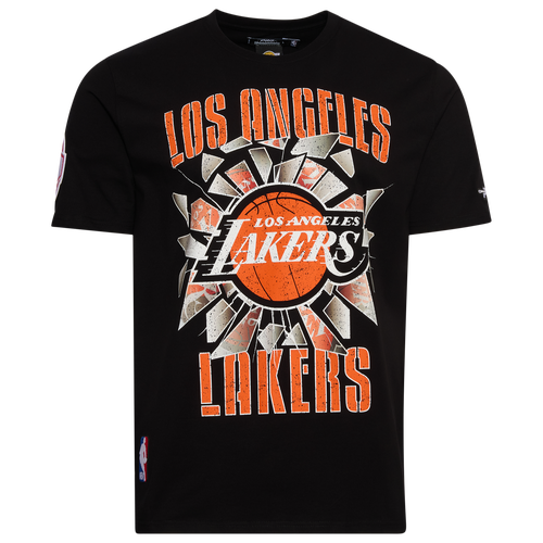 MENS - Pro Standard Lakers Shattered Backboard T-Shirt - Black/Orange