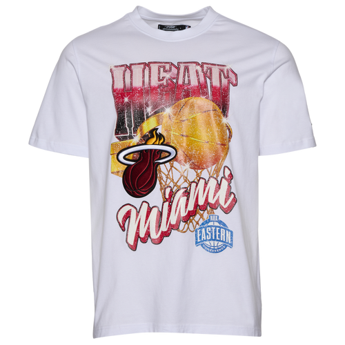  - Pro Standard Heat Gold Hoops Short Sleeve Flex T-Shirt - White/Multi