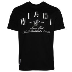 Men's - Pro Standard Miami Heat Black Cat S/S Flex T-Shirt - Black/Black