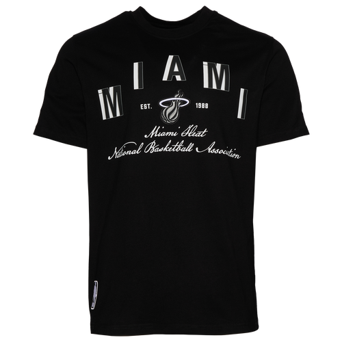  - Pro Standard Miami Heat Black Cat S/S Flex T-Shirt - Black