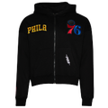 Pro Standard 76ers Gold Hoops Pro Full-Zip Hoodie - Pro Standard Multi/Black