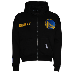 Men's - Pro Standard Warriors Gold Hoops Pro Full-Zip Hoodie - Multi/Black