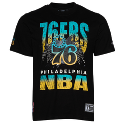 Men's - Pro Standard 76ers Electric Blue S/S Flex T-Shirt - Carolina/Black