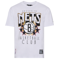 Men's - Pro Standard Brooklyn Nets Empire Pro Drop Shoulder T-Shirt - White/Multi
