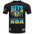 Pro Standard Brooklyn Nets Electric Blue S/S Flex T-Shirt - Pro Standard Black/Carolina
