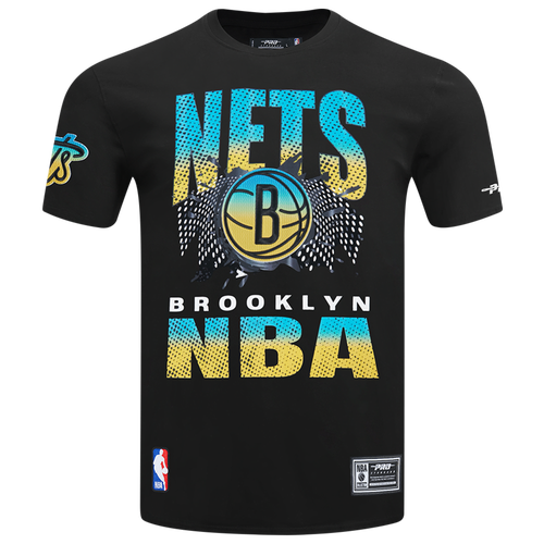  - Pro Standard Brooklyn Nets Electric Blue S/S Flex T-Shirt - Black/Carolina