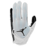 Jordan Jet 7.0 Receiving Gloves - Men's White/Black/Black