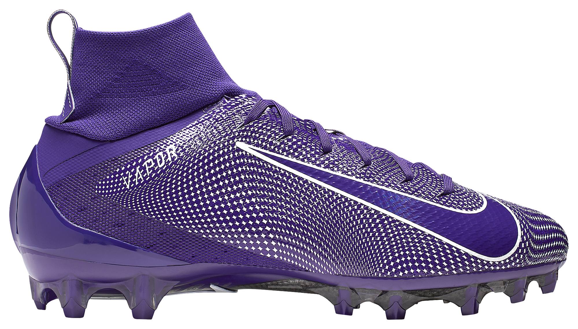 purple football shoes