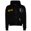Pro Standard Mavericks Gold Hoops Pro Full-Zip Hoodie - Pro Standard Multi/Black
