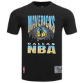 Pro Standard Dallas Mavericks Electric Blue S/S Flex T-Shirt - Pro Standard Black/Carolina