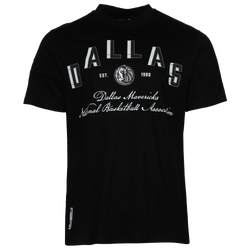 Men's - Pro Standard Dallas Mavericks Black Cat S/S Flex T-Shirt - Black/Black