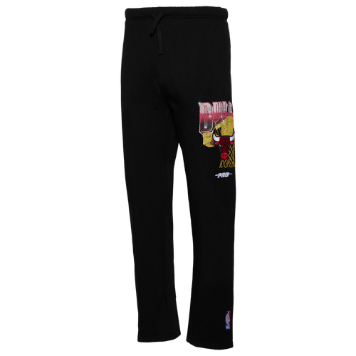  - Pro Standard Bulls Gold Hoops Straight Leg Sweatpants - Multi/Black