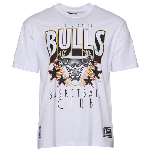  - Pro Standard Chicago Bulls Empire Pro Drop Shoulder T-Shirt - White/Multi