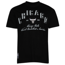 Men's - Pro Standard Chicago Bulls Black Cat S/S Flex T-Shirt - Black/Black