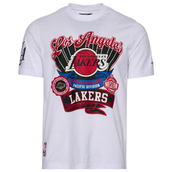 Men's - Pro Standard Los Angeles Lakers S/S Flex T-Shirt - Fc White/Fire Red