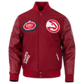 Pro Standard Hawks Varsity Jacket - Pro Standard Red/Multi