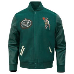 Men's - Pro Standard Celtics Varsity Jacket - Green/Multi