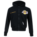 Pro Standard Lakers Gold Hoops Pro Full-Zip Hoodie - Pro Standard Black/Multi