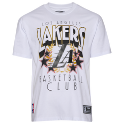 Men's - Pro Standard LA Lakers Empire Pro Drop Shoulder T-Shirt - White/Multi