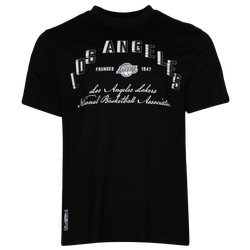 Men's - Pro Standard Los Angeles Lakers Black Cat S/S Flex T-Shirt - Black/Black