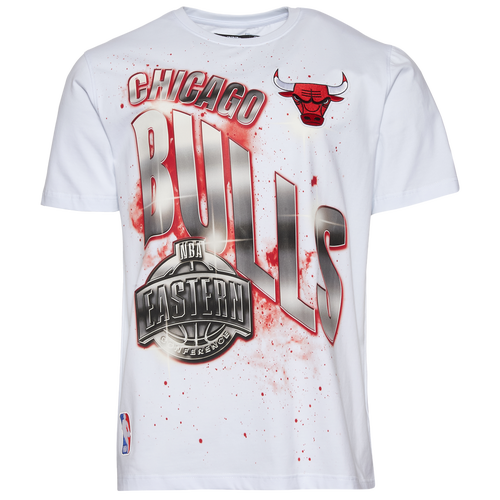 MENS - Pro Standard Bulls Red Chrome FC Short Sleeve Flex T-Shirt - White