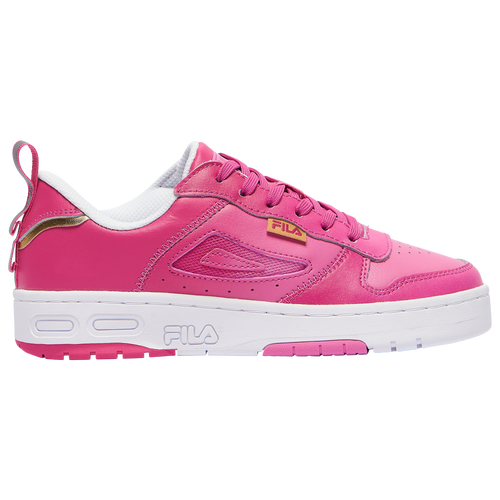 

Fila Girls Fila LNX-100 - Girls' Grade School Basketball Shoes Pink/White Size 5.5