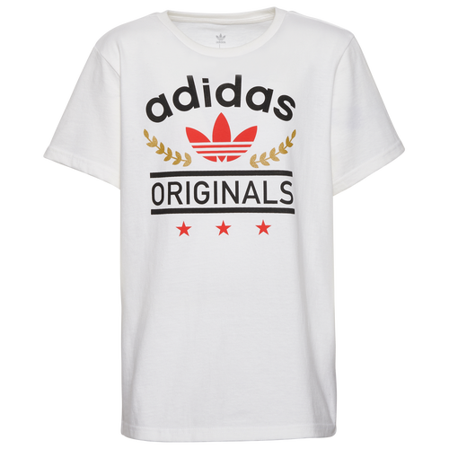 

adidas Originals adidas Originals OG Athletic Graphic T-Shirt - Boys' Grade School White/Black Size L