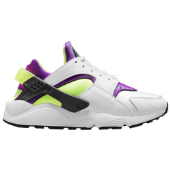 Women's - Nike Air Huarache  - White/Purple/Yellow